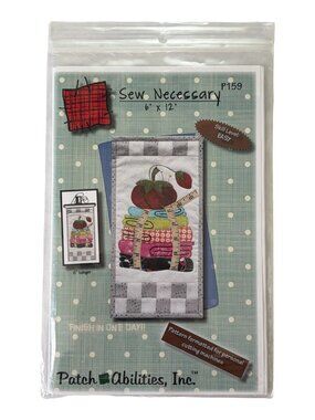 Sew Necessary Applique Wall Hanging Quilt Pattern P159 by Patch Abilities 2016